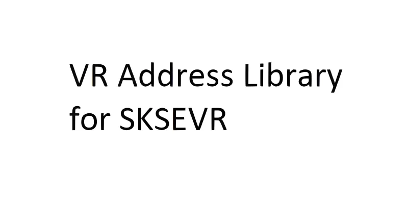 VR Address Library для SKSEVR