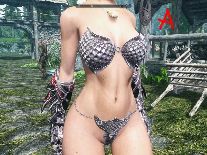 Daedric bikini types A B for CBBE