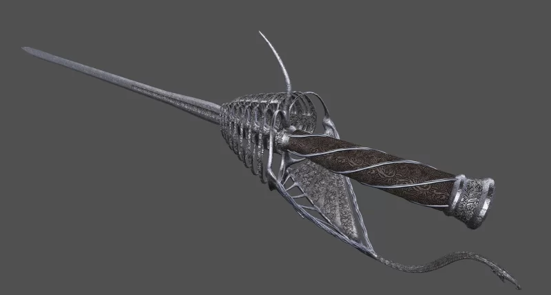 Adamantium Dragon Rapier