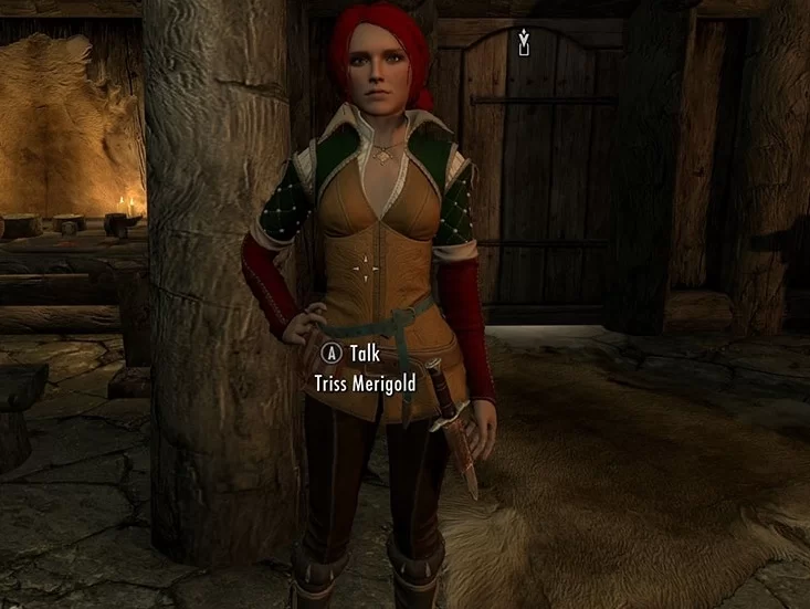 Triss Merigold The Witcher Voiced Follower CBBE / Трисс Меригольд 0.8