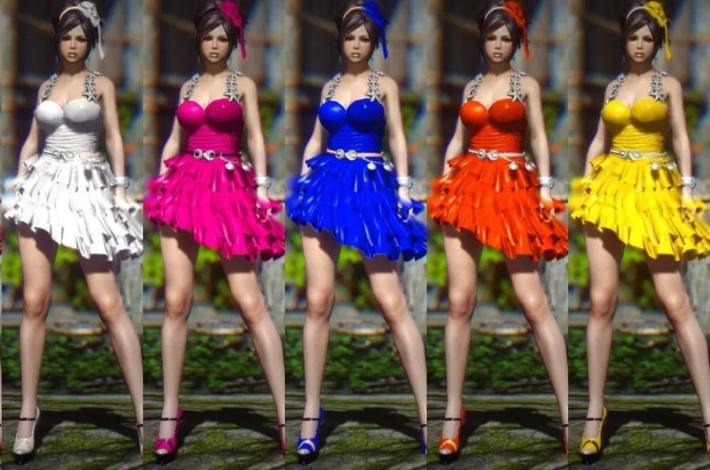 Vindictus Mini Dress black HDT / Маленькое Платье Виндиктус 1.0