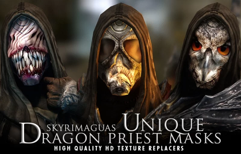 Уникальные маски драконьих жрецов