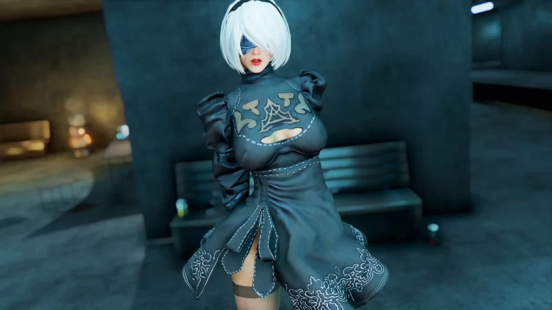 Модель 2B из Nier Automata