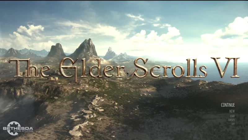 The Elder Scrolls 6 - Меню