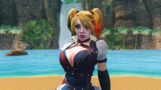 BAK Harley Quinn in Skyrim MOD