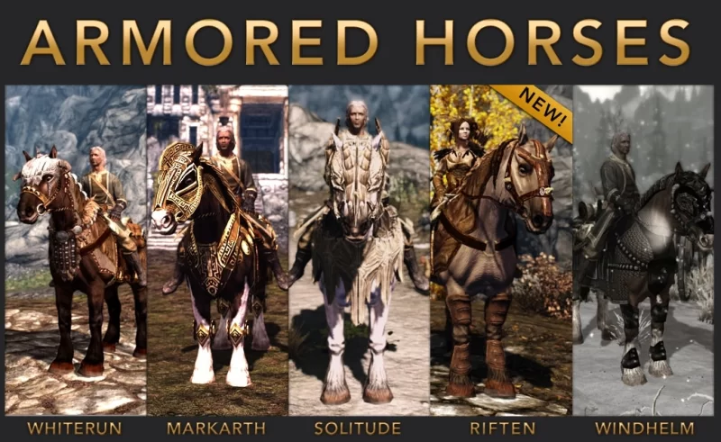 Horse Armors SSE / Броня для лошадей